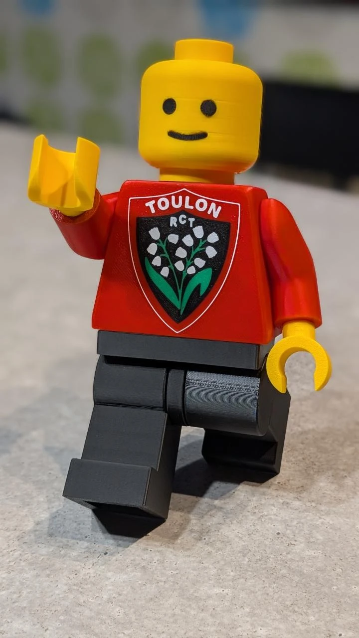 Figurine Géante Supporter RCT Rugby Club Toulonnais (20cm) – photo 2